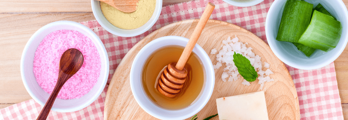 honey and other natural ingredients