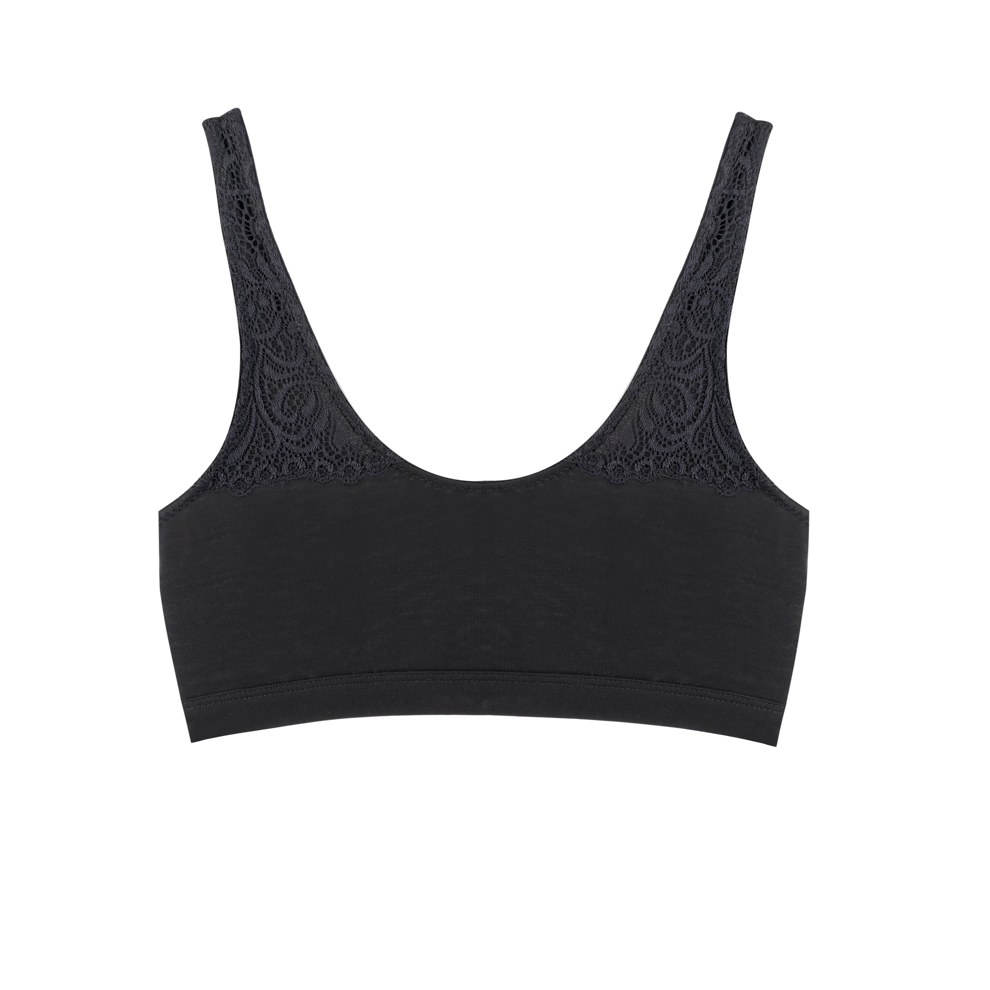 100% Pure Silk and Organic Cotton Wireless Bra for sensitive skin