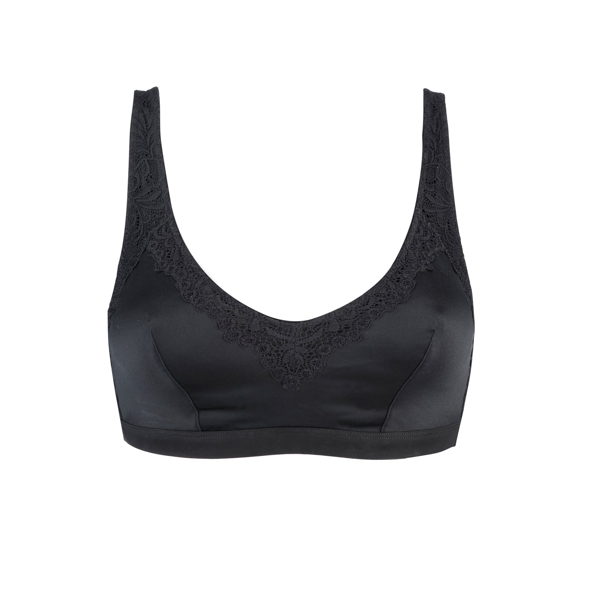 100% Pure Silk and Organic Cotton Wireless Bra for sensitive skin