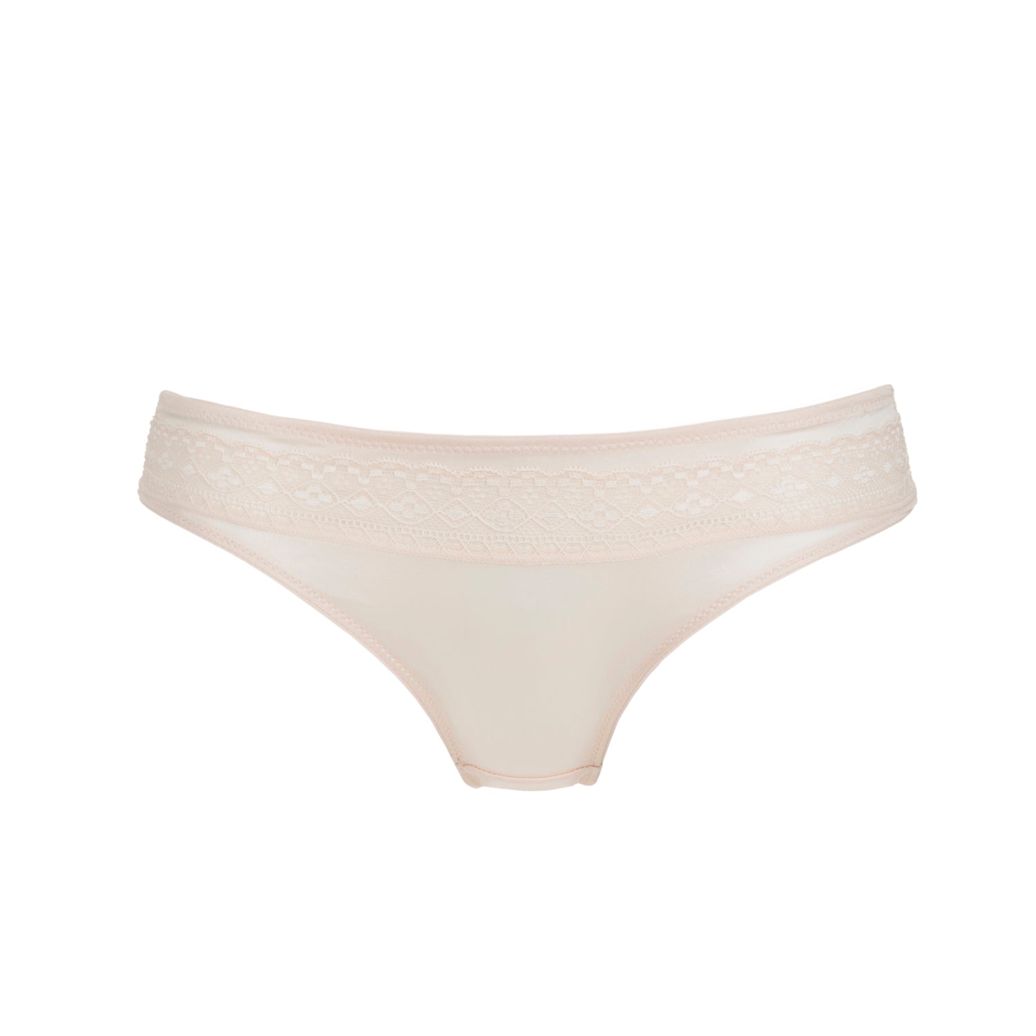 Pure Silk and Organic Cotton Lingerie- Sunbleached Brief Panty