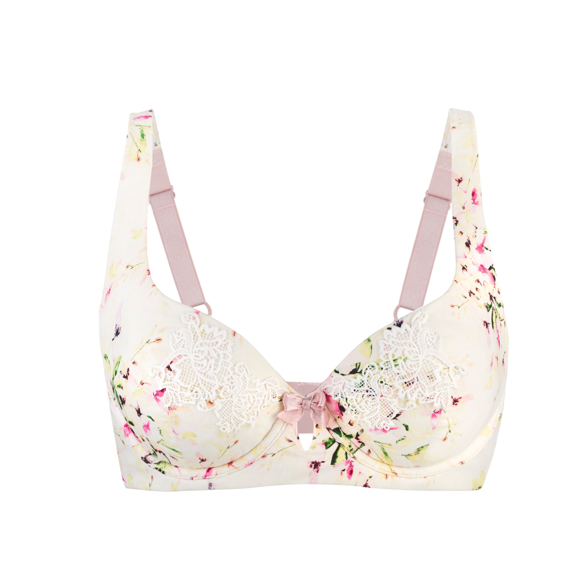 100% Organic Cotton Underwire Bra with Silk and Lace for people with skin allergies, latex allergies, dry skin, or sensitive skin on the breasts