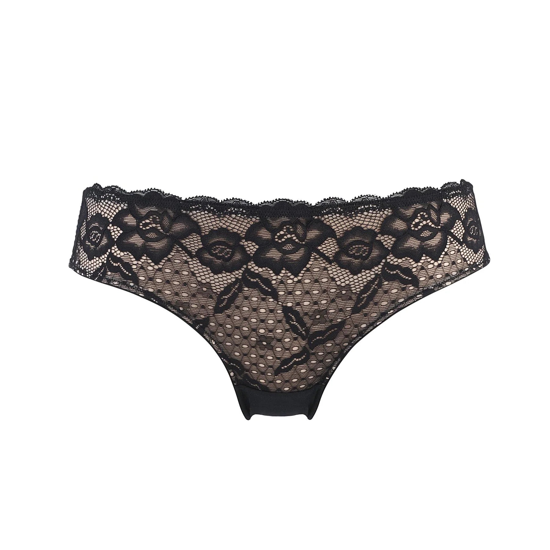 Front view of Debbie Cotton and Silk Brief