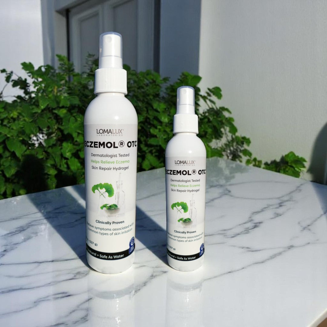LomaLux Eczemol OTC Topical Eczema Spray with Hypochlorous Acid (HOCl)