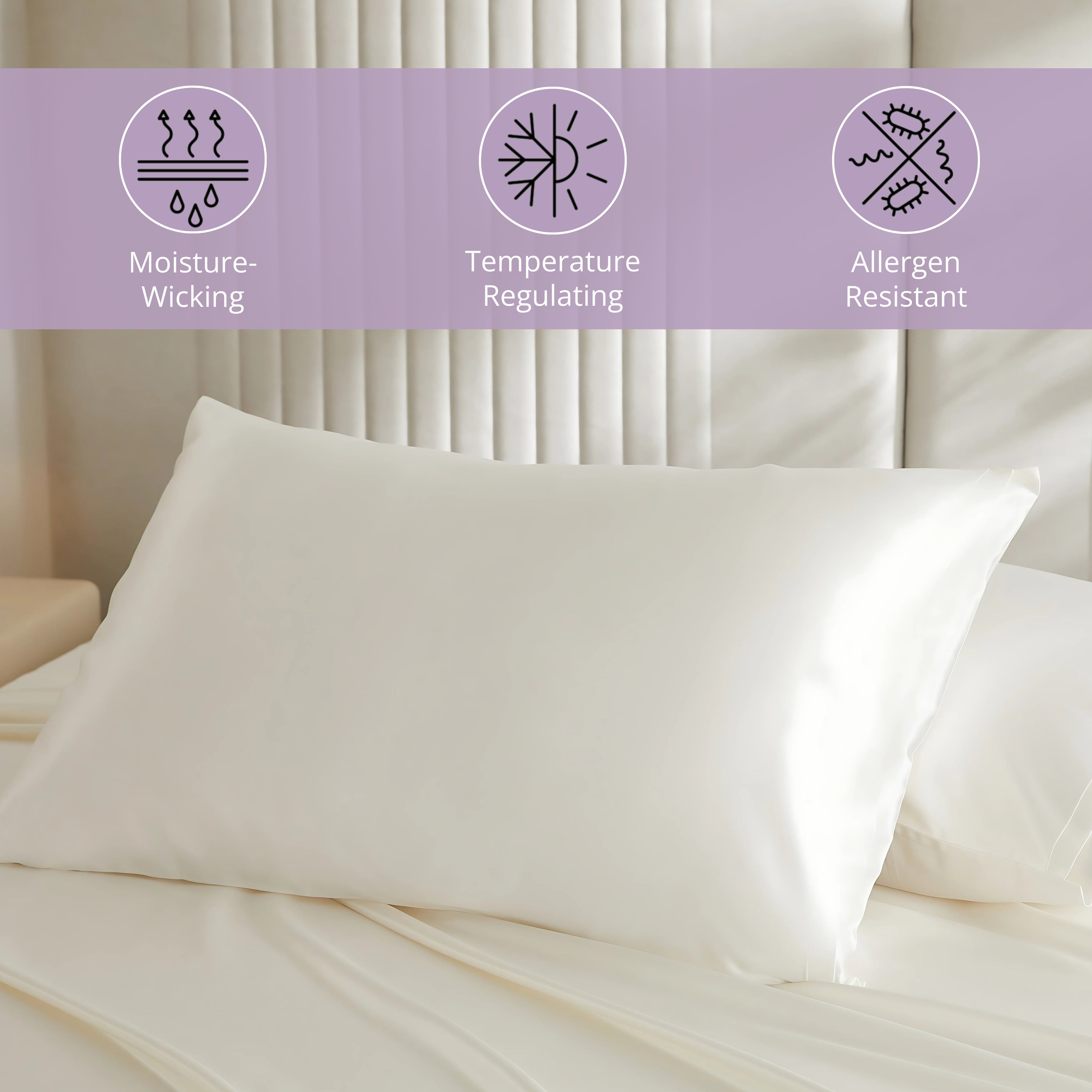 Mulberry Silk Pillowcase - 19 Momme