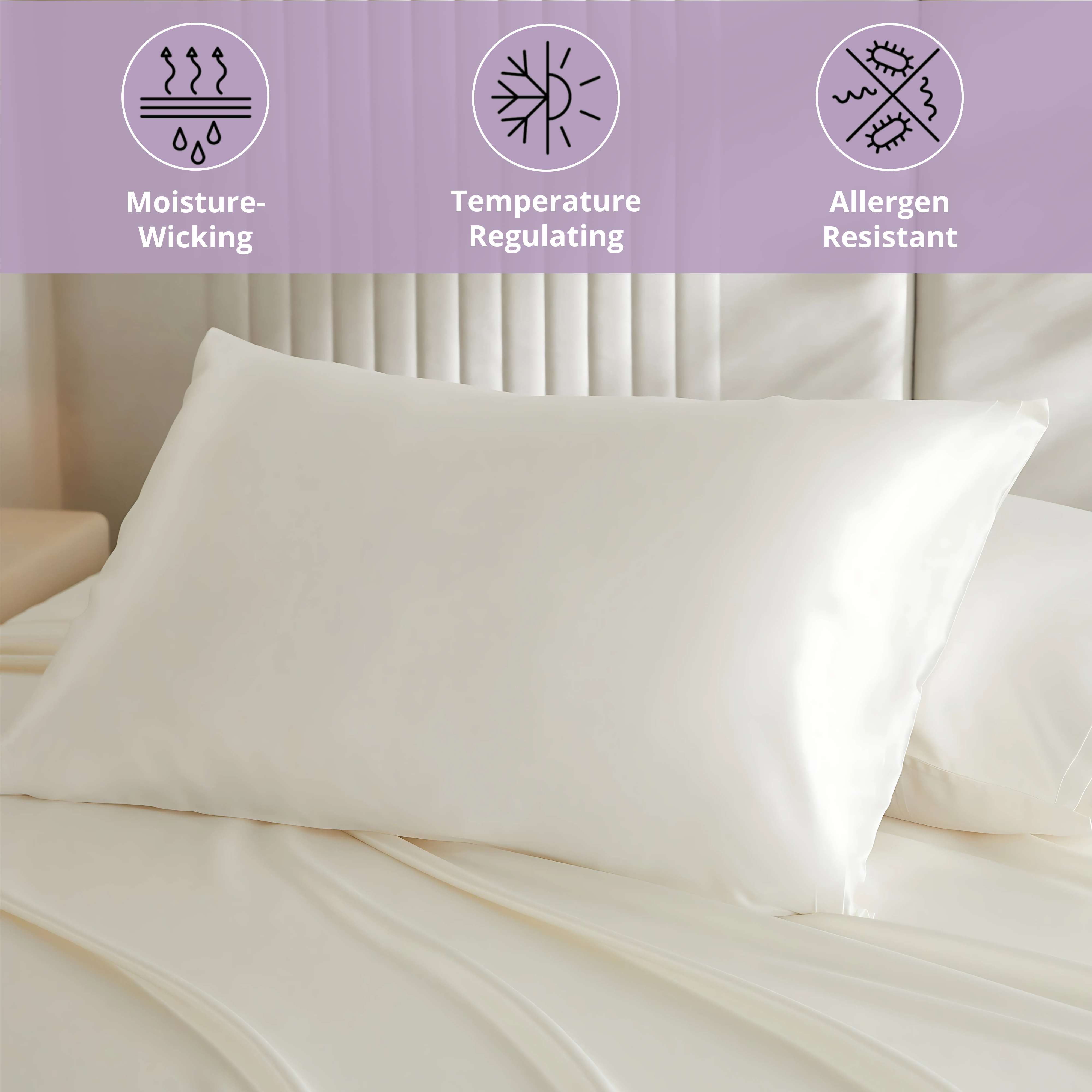 Mulberry Silk Pillowcase - 19 Momme
