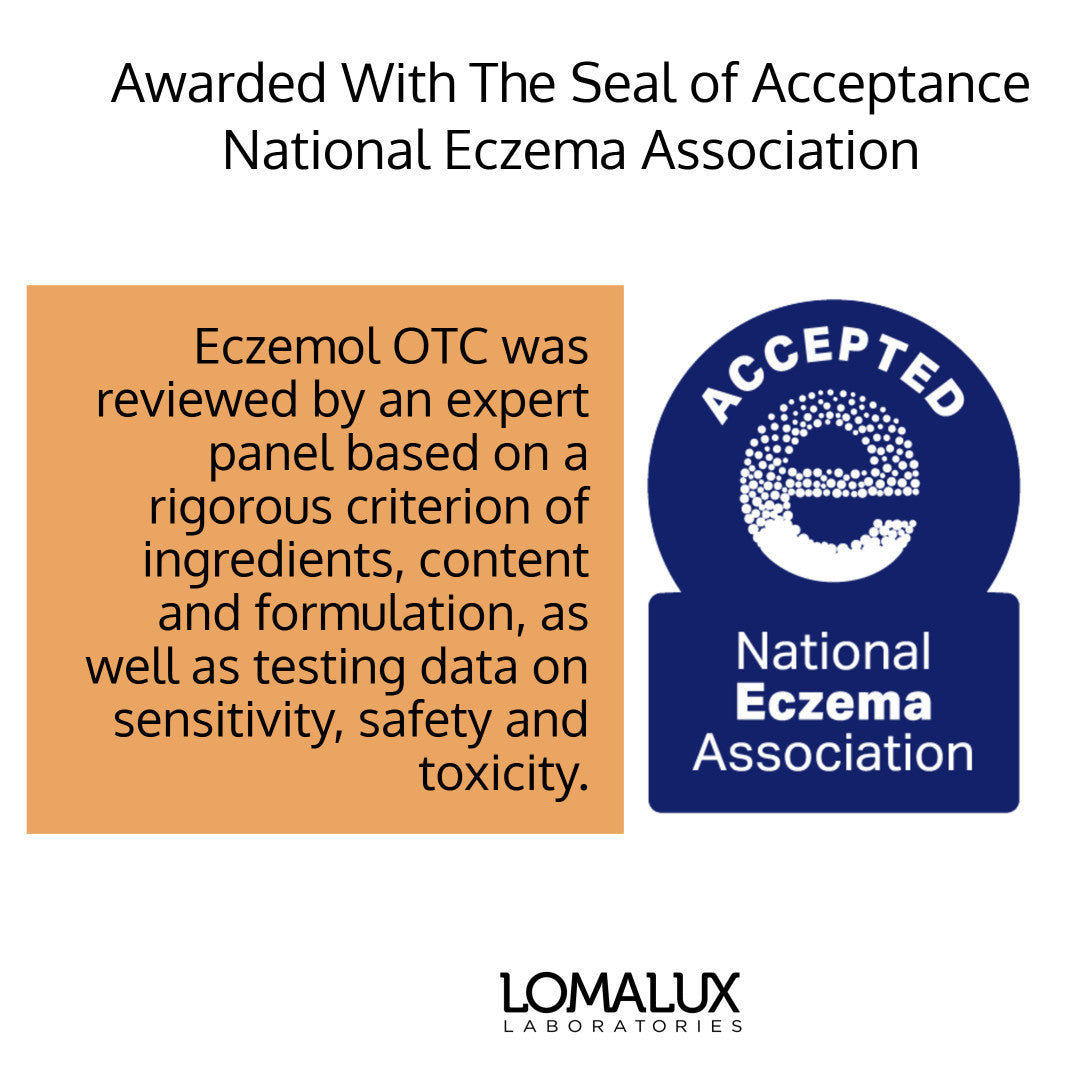 LomaLux Eczemol OTC Topical Eczema Spray with Hypochlorous Acid (HOCl)