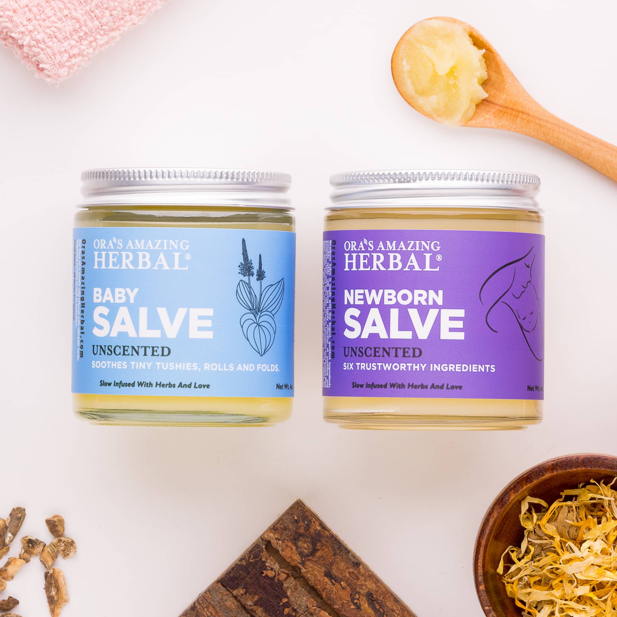 Herbal Baby Salve for Sensitive Skin