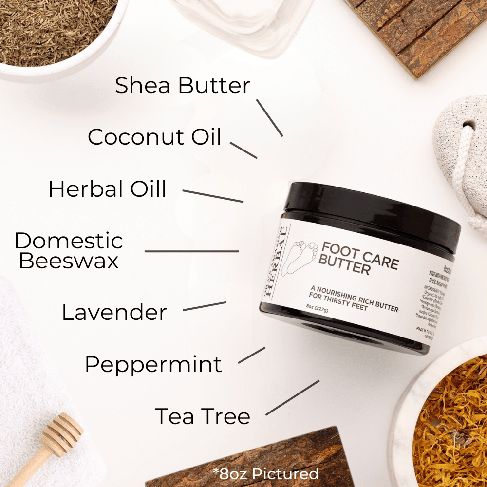 Foot Care Butter – Herbal Infused Intensive Moisture for Dry Feet