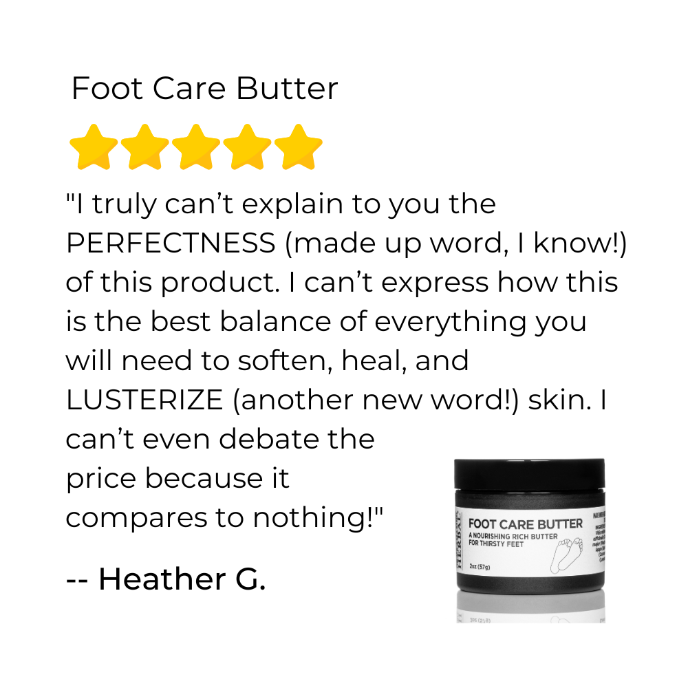 Foot Care Butter – Herbal Infused Intensive Moisture for Dry Feet