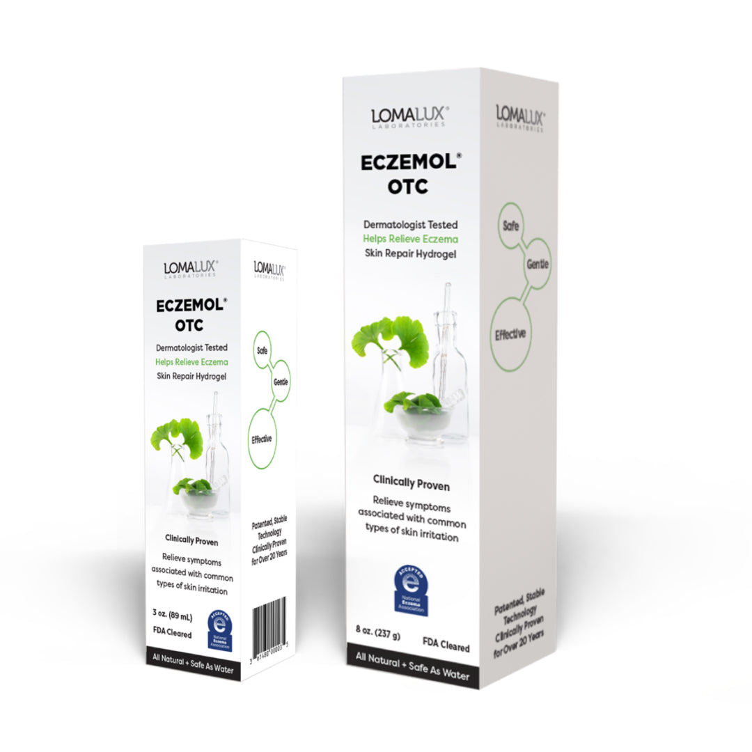 LomaLux Eczemol OTC Topical Eczema Spray with Hypochlorous Acid (HOCl)