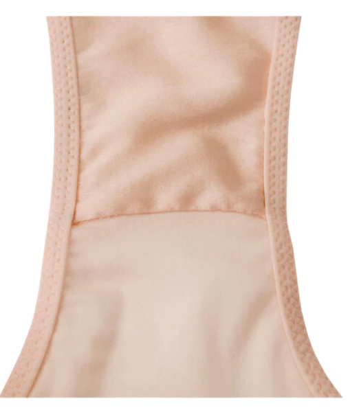 white silk and cotton underwear lining