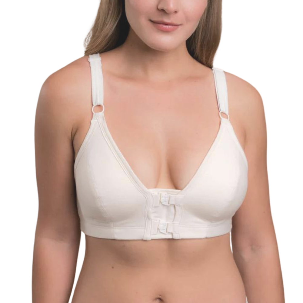 3-pack soft cotton bras - Beige/Black/White - Ladies