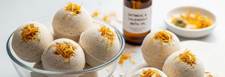 3 DIY Homemade Bath Bombs for Eczema