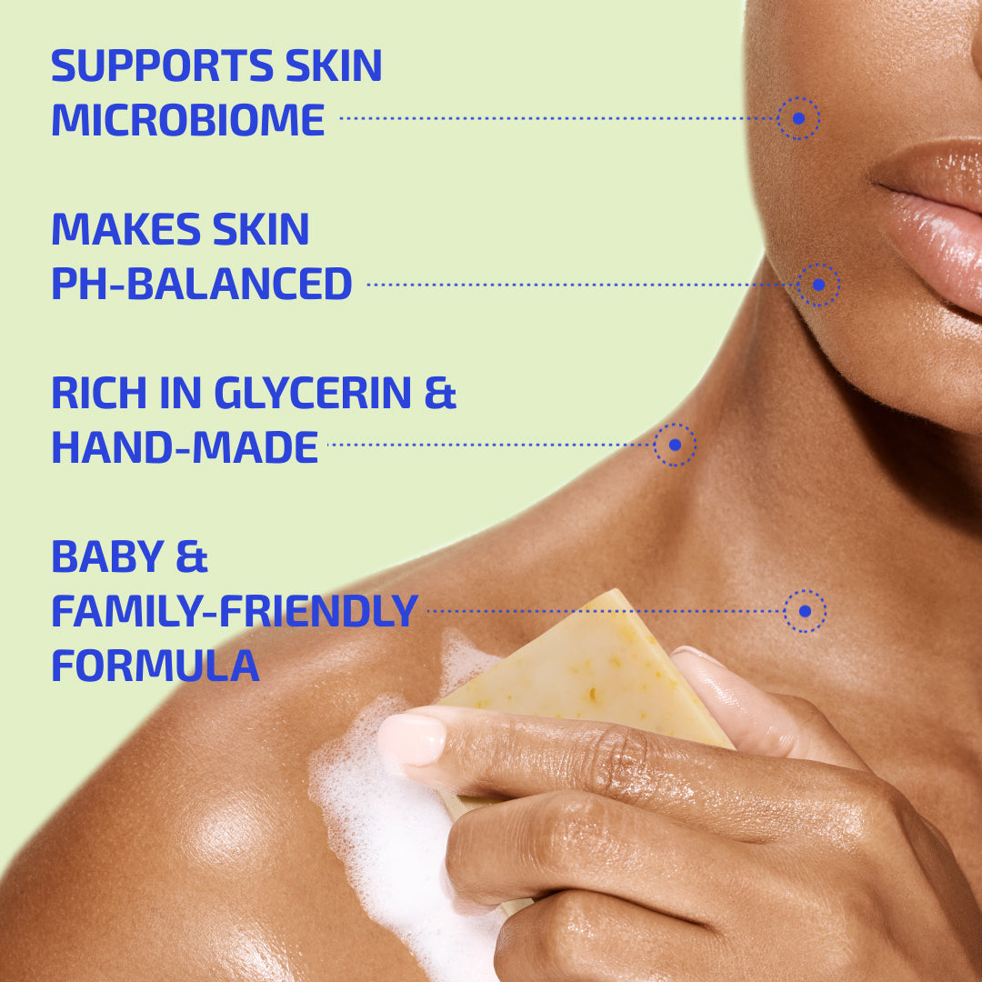 BIA Olive Oil & Shea Butter Soap for Dry, Eczema-Prone Skin