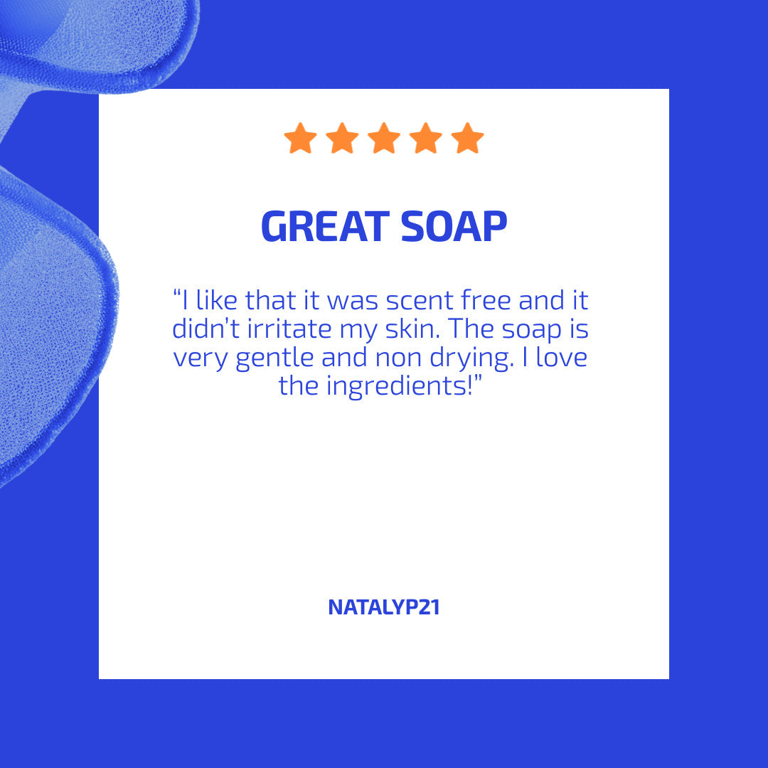BIA Olive Oil & Shea Butter Soap for Dry, Eczema-Prone Skin