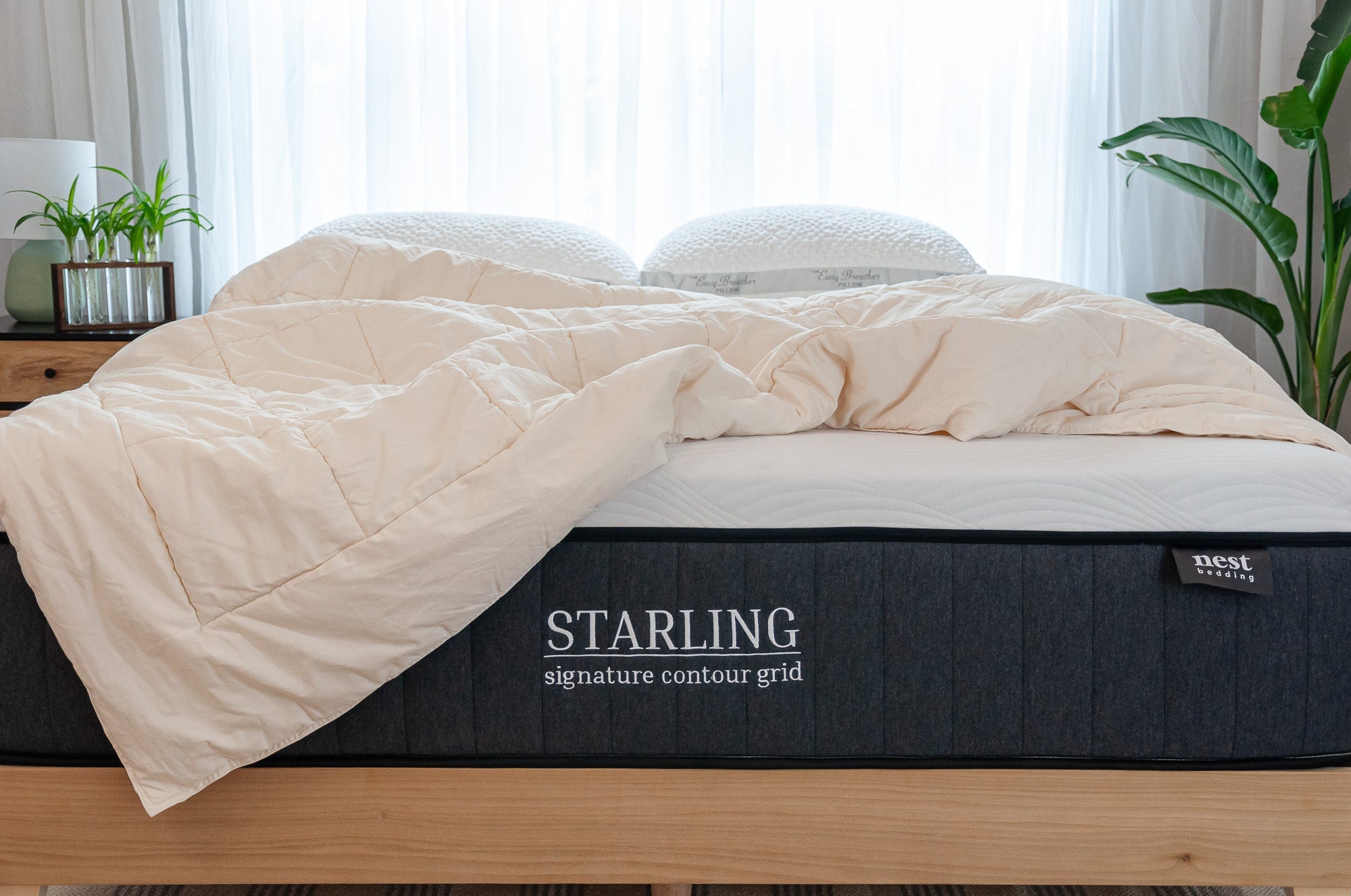 Wool & Cotton Comforter - Lightweight, Breathable & Temperature-Regulating
