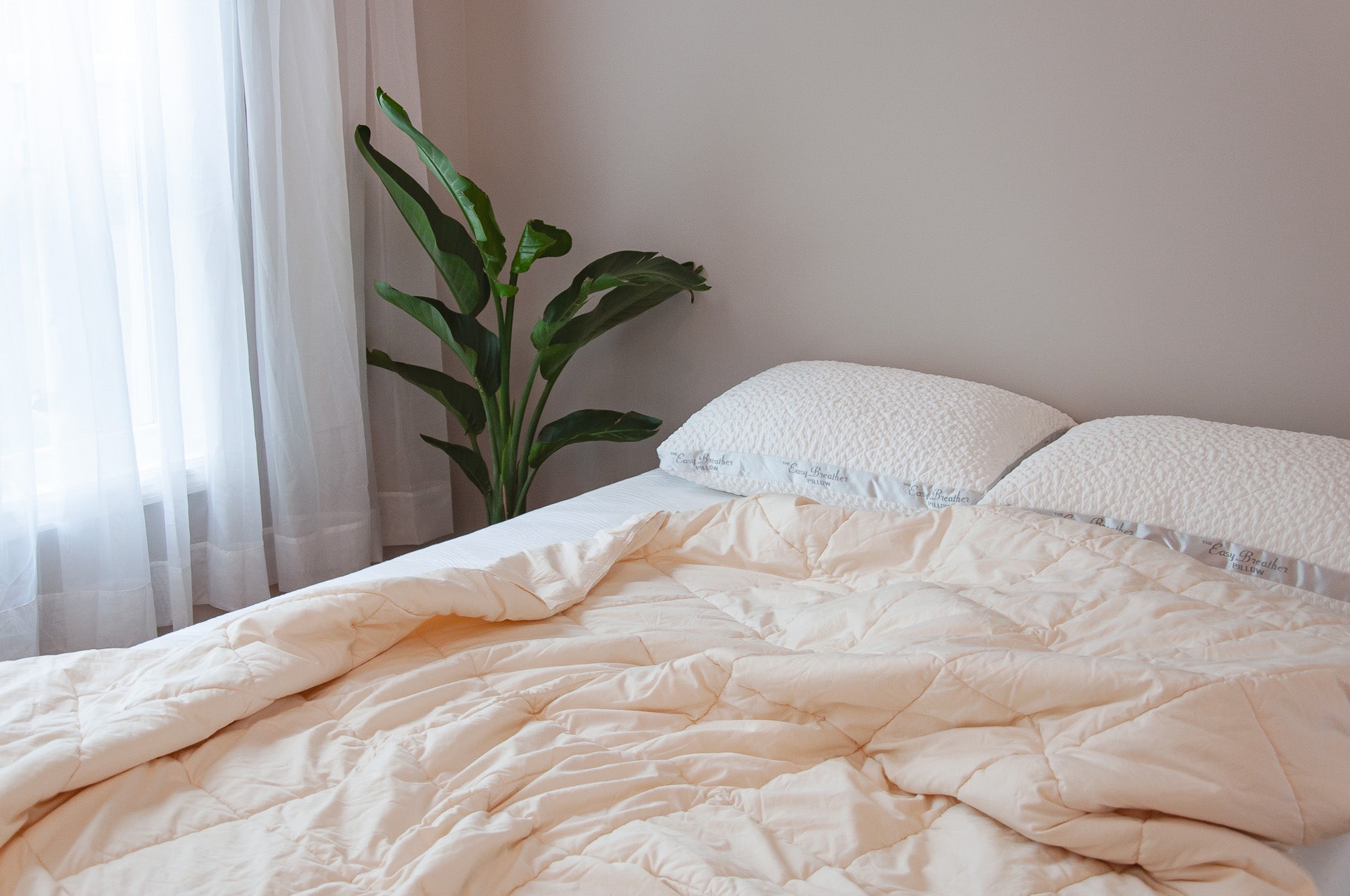 Wool & Cotton Comforter - Lightweight, Breathable & Temperature-Regulating