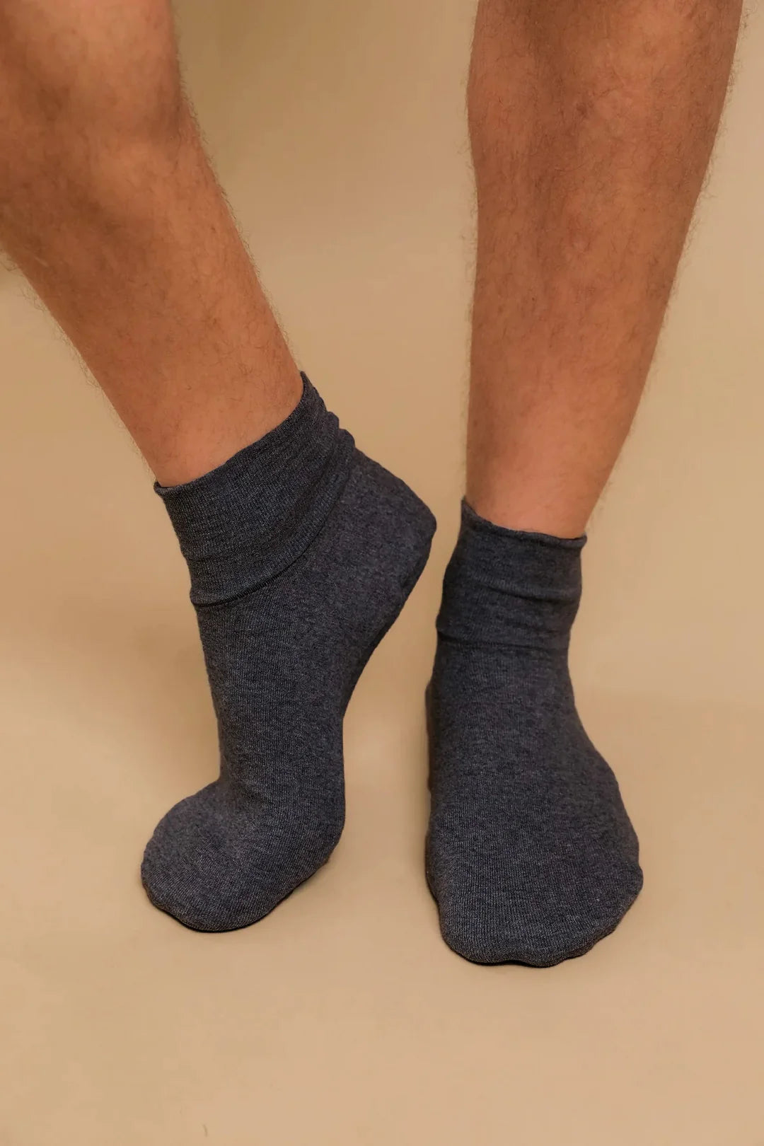 Cottonique 100% Organic Cotton Booties for Adults - 2 Pack