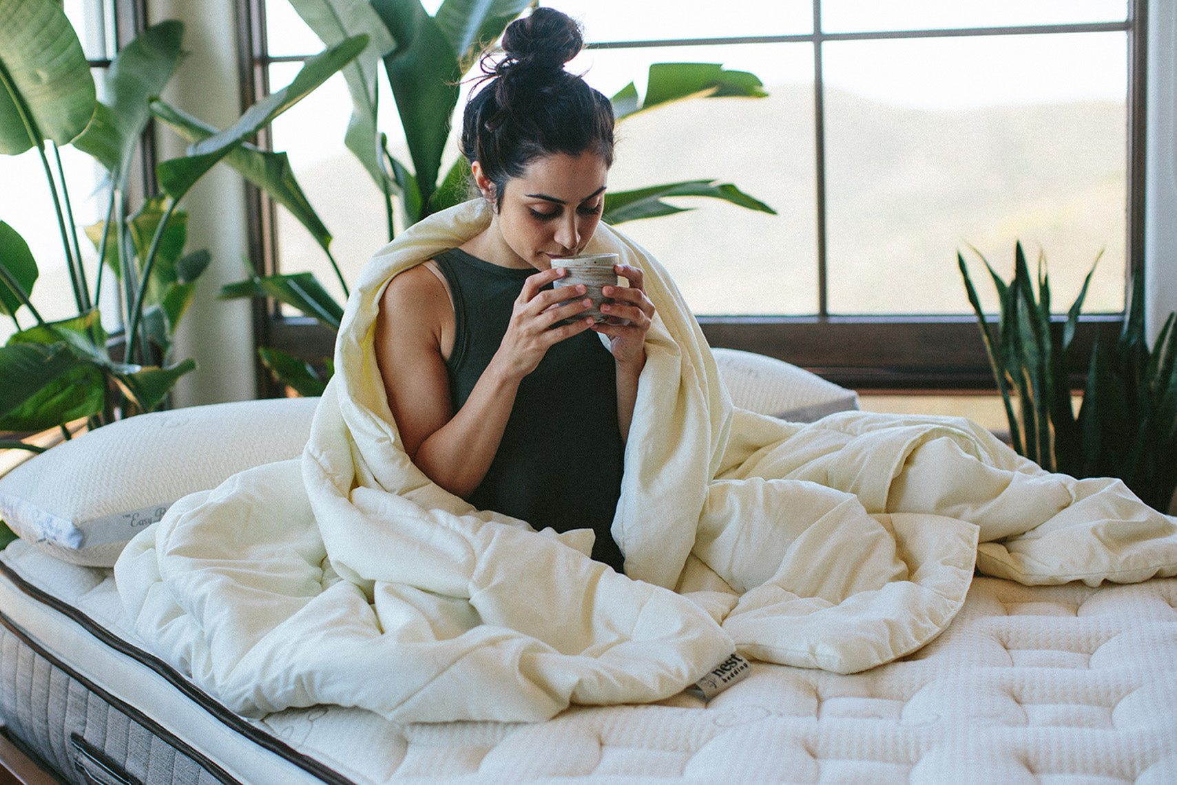 Wool & Cotton Comforter - Lightweight, Breathable & Temperature-Regulating