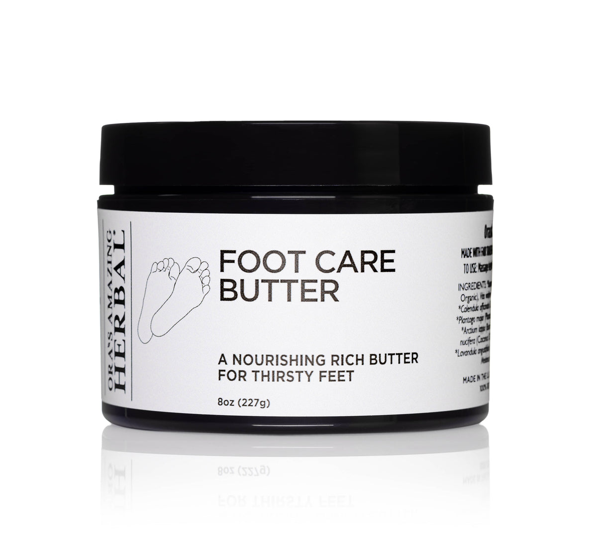 Foot Care Butter – Herbal Infused Intensive Moisture for Dry Feet