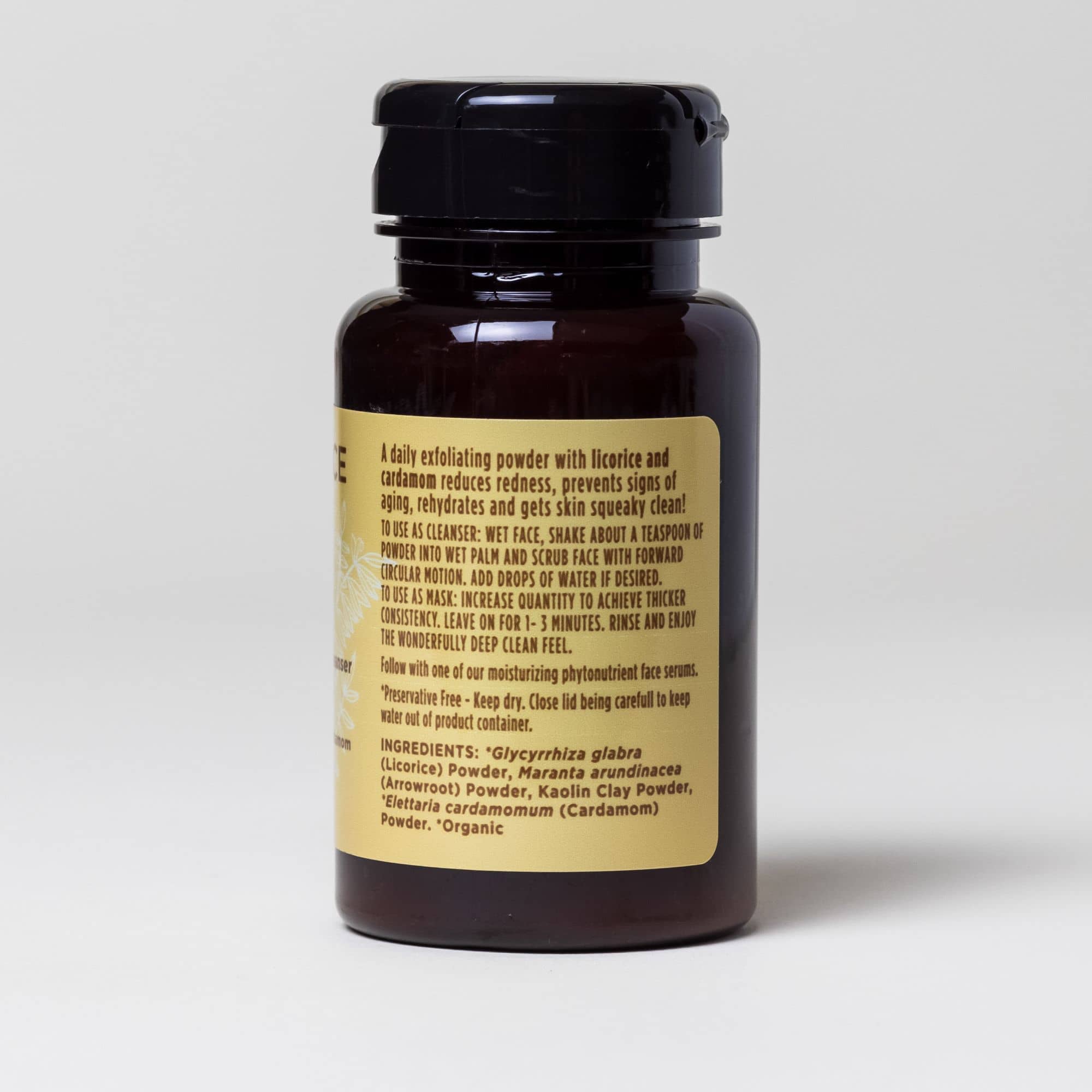 Licorice Love Face Powder – Cleanser, Exfoliant & Mask