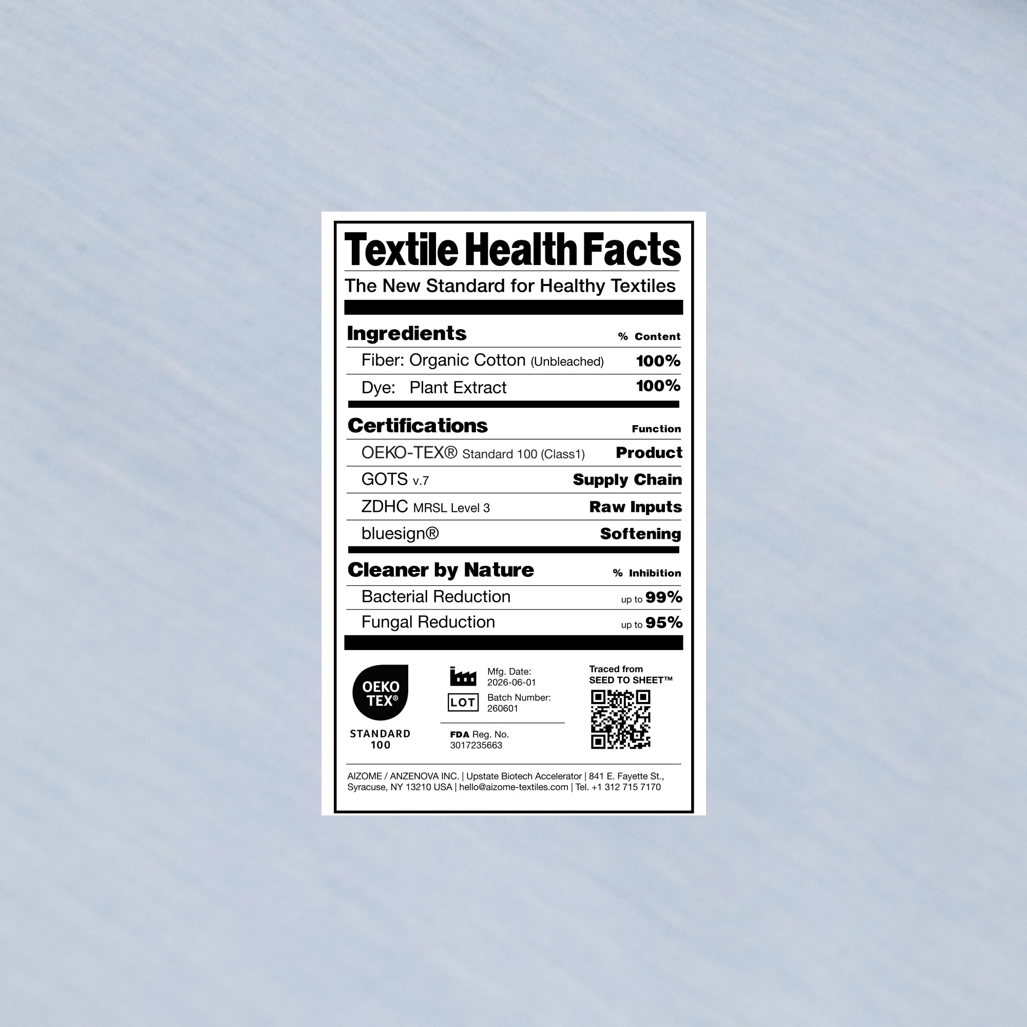 Organic Cotton Fitted Sheet