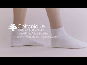 100% Organic Cotton Booties for Adults - 2 Pack