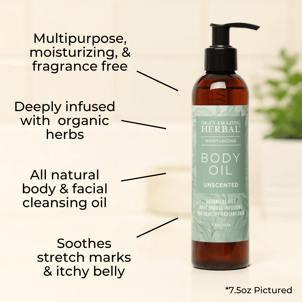 Unscented Body & Facial Cleansing Oil