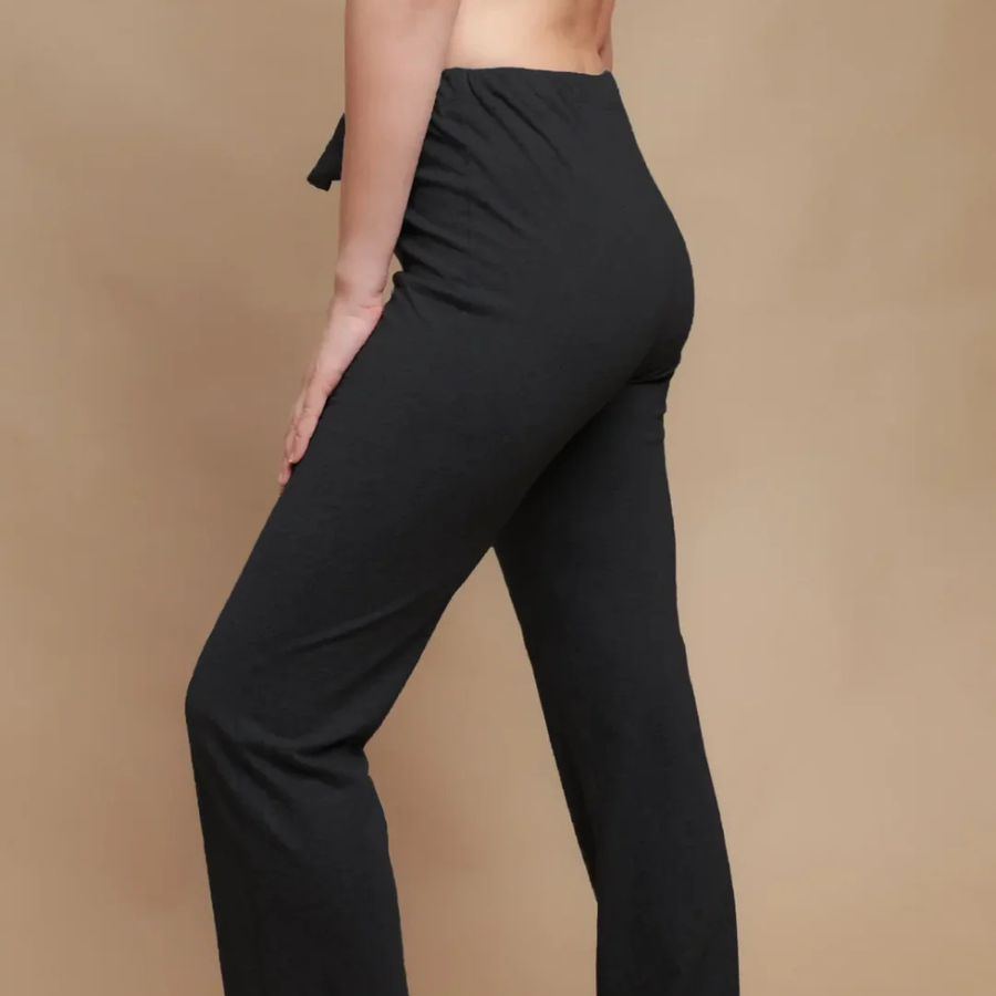 Women's Organic Cotton Pajama Pants | Drawstring, Non Elastic Style