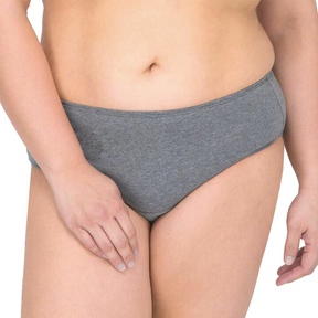 Lemci 100% Cotton Brief Panty for Women Inside Elastic - No