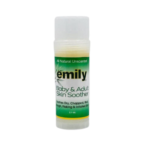 Stick format of the emily's baby and adult skin soother.