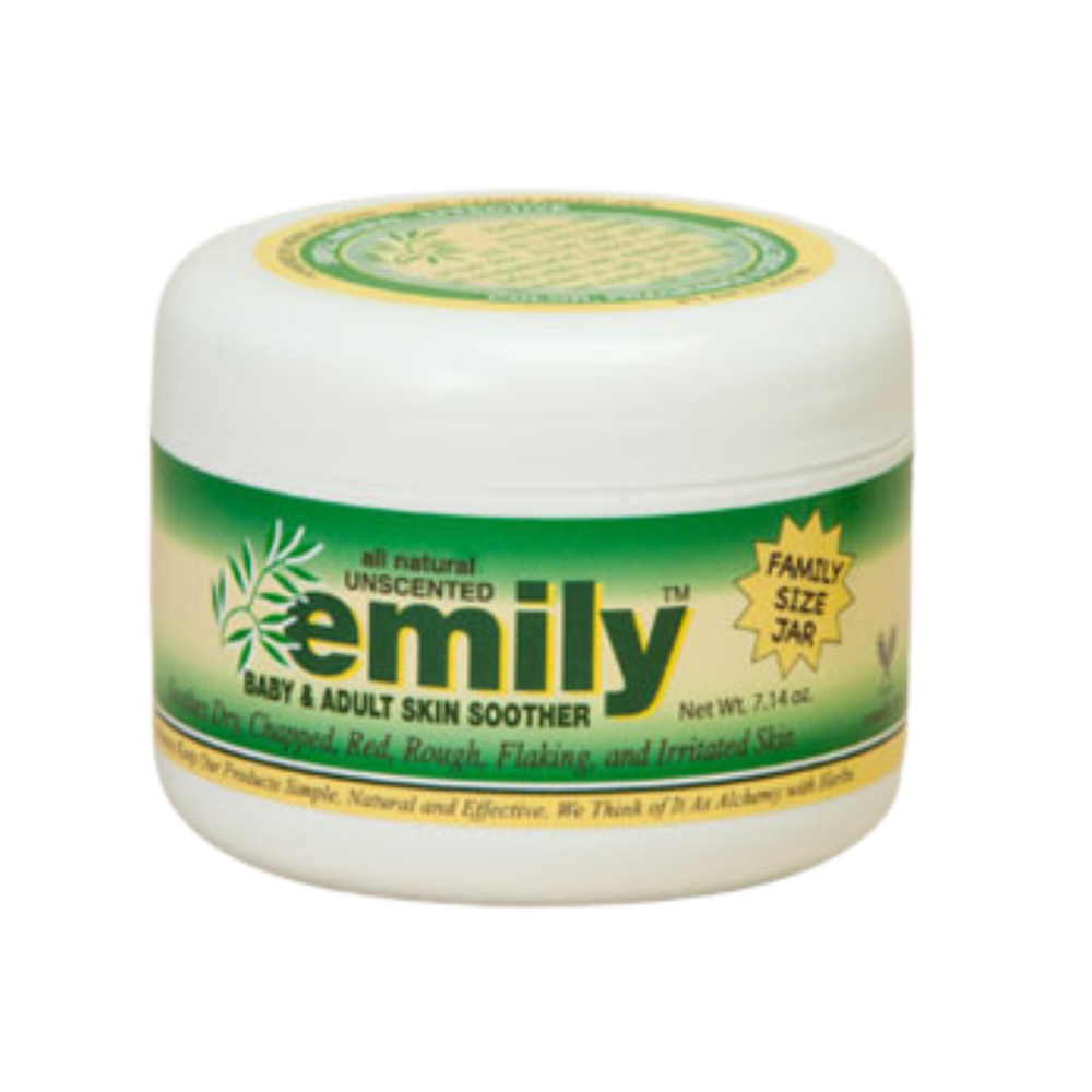Large 7.2oz family size version of the emily skin soothers for itchy eczema.