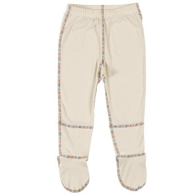 Pants without model and laid flat on a white background.