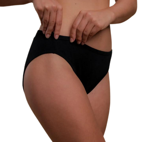 Cottonique Women's Latex-Free Waist Brief made from 100% Organic Cotton  (2/pack | Natural)